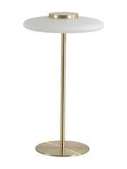 Searchlight Brass Metal & Glass Table Lamp - Image 5 of 5