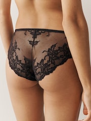 Floral/Spot Brazilian Lace Back No VPL Invisible Knickers 5 Pack - Image 3 of 12