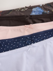 Floral/Spot - Čipkasta leđa Bez vidljivih linija donjeg rublja nevidljivih gaćica 5 paket - Slika 10 od 11
