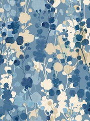 Ohpopsi French Blue Blossom A4 Wallpaper Sample - Image 1 of 1