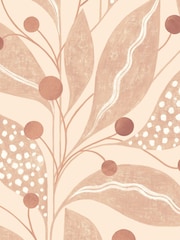 Ohpopsi Rich Nude Berry Dot Soft Sage A4 Wallpaper Sample - Image 1 of 1
