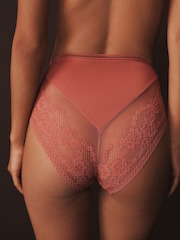 Rust/Ecru Light Padded Non Wire Ultimate Comfort Bras 2 Pack - Image 4 of 10