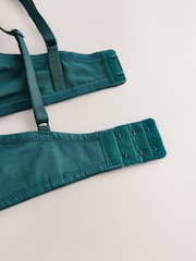 Πράσινο/Μωβ - Cotton Blend Ultimate Comfort Σουτιέν 3 Πακέτο - Εικόνα 10 από 10