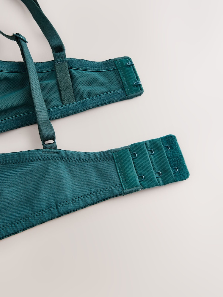 Πράσινο/Μωβ - Cotton Blend Ultimate Comfort Σουτιέν 3 Πακέτο - Εικόνα 10 από 10 Πράσινο/Μωβ - Cotton Blend Ultimate Comfort Σουτιέν 3 Πακέτο - Εικόνα 10 από 10