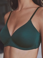 Πράσινο/Μωβ - Cotton Blend Ultimate Comfort Σουτιέν 3 Πακέτο - Εικόνα 5 από 10