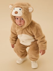 MORI Cosy Monkey Faux Fur Pramsuit - תמונה 1 מתוך 4