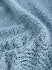 Blue Slouch Sheerknit Drape Top - Image 2 of 3