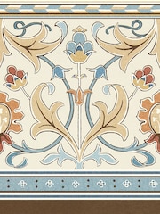 Morris & Co LinenWoad Ornamental Frieze Unfinished Works Wallpaper A4 - Image 1 of 1