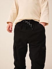 Black Lined Cargo Trousers (3mths-7yrs) - Image 4 of 10