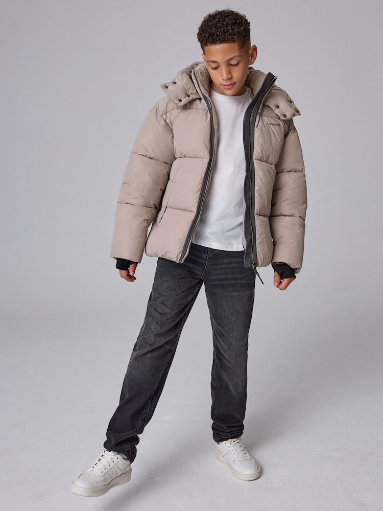 smALLSAINTS Grey Ripstop Logo Coat - Image 2 of 12 smALLSAINTS Grey Ripstop Logo Coat - Image 2 of 12
