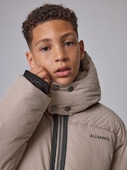 smALLSAINTS Grey Ripstop Logo Coat - Image 6 of 12