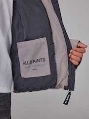 smALLSAINTS Grey Ripstop Logo Coat - Image 8 of 12