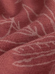 Rust Red Button Through Short Sleeve Jersey Shirt (3-16yrs) - Image 4 of 4