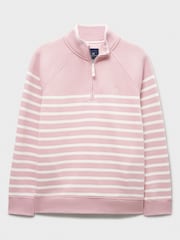 Crew Clothing Company Pink Half Zip Sweatshirt - Image 5 of 5