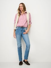 Crew Clothing Company Pink Relaxed Fit Flannel Shirt - Image 3 of 5