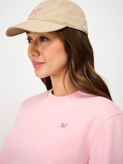 Crew Clothing Company Pink Soft Cotton Mix Sweatshirt - Image 3 of 4