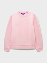 Crew Clothing Company Pink Soft Cotton Mix Sweatshirt - Image 4 of 4