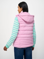 핑크 - 크루 클로딩 컴퍼니 경량 패딩 질레 - 5의 이미지 2