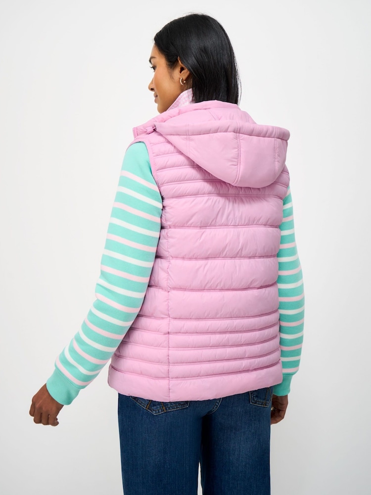 핑크 - 크루 클로딩 컴퍼니 경량 패딩 질레 - 5의 이미지 2