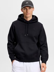 J.Lindeberg Black Alpha Hood Sweat Top - Image 1 of 5