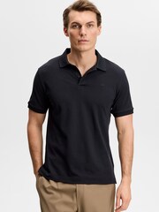 J.Lindeberg Black Verse Polo Shirt - Image 1 of 7