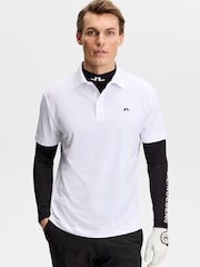 J.Lindeberg White Bridge Polo Shirt - Image 1 of 6
