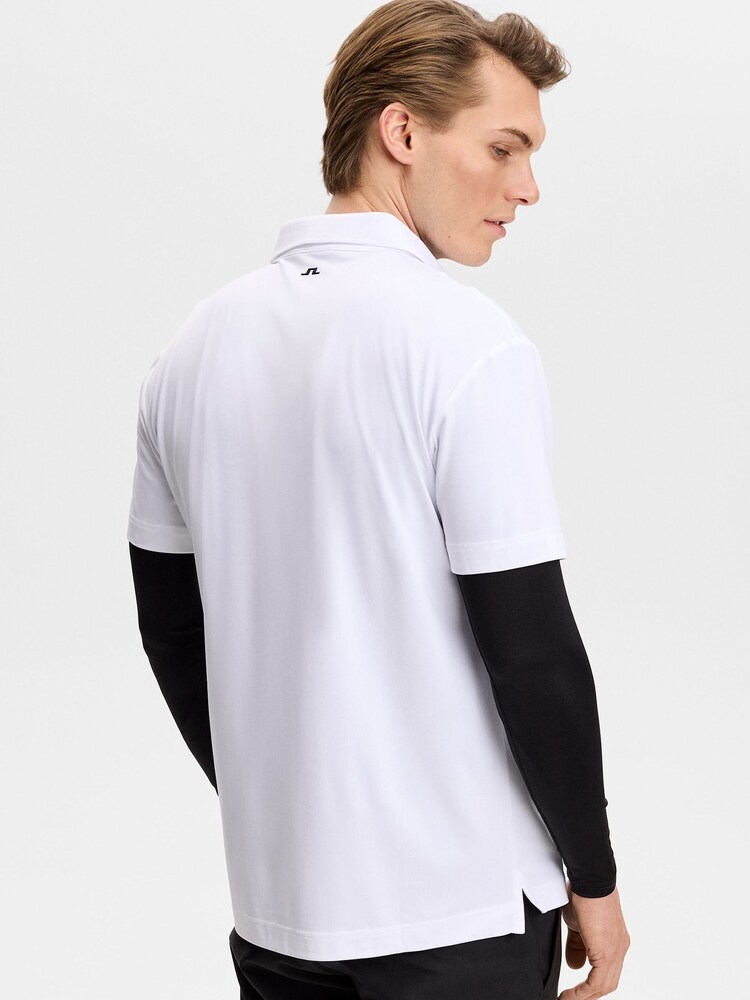 J.Lindeberg White Bridge Polo Shirt - Image 2 of 6