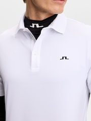 J.Lindeberg White Bridge Polo Shirt - Image 4 of 6