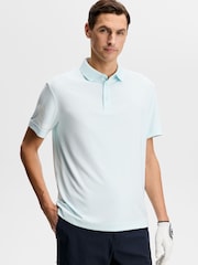 J.Lindeberg Blue Heath Polo Shirt - Image 1 of 6
