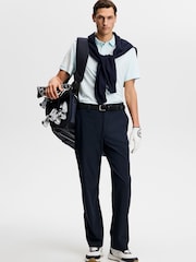 J.Lindeberg Blue Heath Polo Shirt - Image 3 of 6