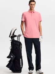 J.Lindeberg Pink Heath Polo Shirt - Image 3 of 5
