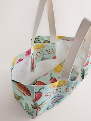 Blue 100% Cotton Shopper Bag - Image 5 of 5