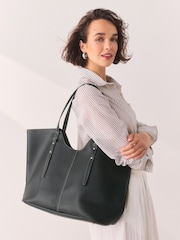 Black Tote Shoulder Bag - Image 1 of 9
