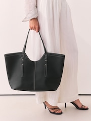 Black Tote Shoulder Bag - Image 3 of 9