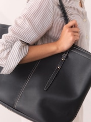 Black Tote Shoulder Bag - Image 4 of 9