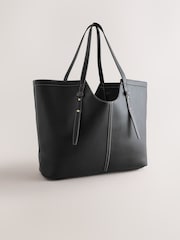 Black Tote Shoulder Bag - Image 5 of 9