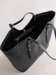Black Tote Shoulder Bag - Image 9 of 9