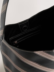 Black Stripe Shoulder Bag - Image 8 of 8