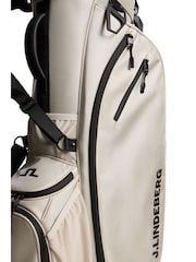 J.Lindeberg Cream Flare Golf Bag - Image 6 of 6