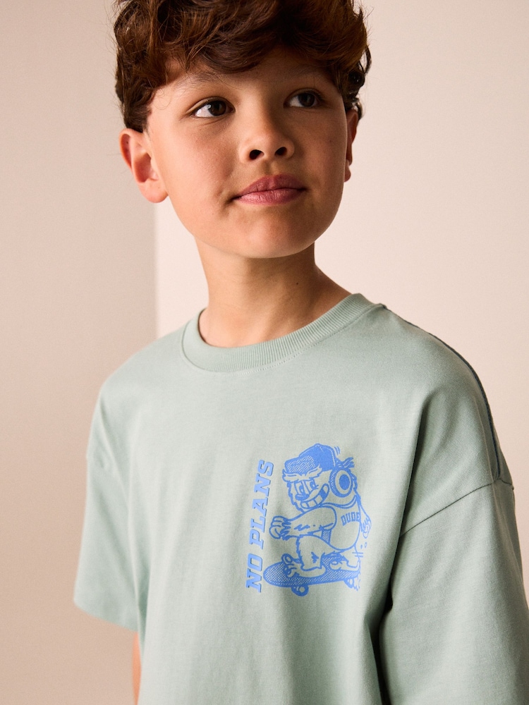 Mineral Skate Back Print Short Sleeve Graphic T-Shirt (3-16yrs) - Image 3 of 3 Mineral Skate Back Print Short Sleeve Graphic T-Shirt (3-16yrs) - Image 3 of 3