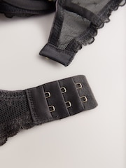 Black N.Premium Swiss Designed Embroidered Bra - Image 8 of 8