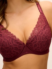 Wacoal Red Raffine Underwire Plunge Bra - Image 3 of 4
