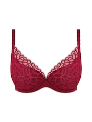 Wacoal Red Raffine Underwire Plunge Bra - Image 4 of 4