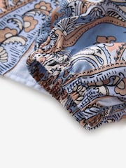 B by Ted Baker Blue Paisley Balloon Trouser Button Through Pyjamas - Image 15 of 18