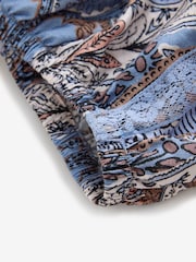 B by Ted Baker Blue Paisley Balloon Trouser Button Through Pyjamas - Image 18 of 18