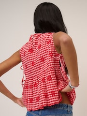 Nobodys Child Red Valerie Top - Image 2 of 5