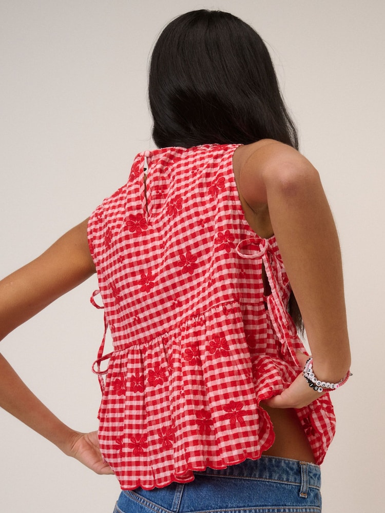 Nobodys Child Red Valerie Top - Image 2 of 5