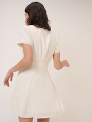 Nobodys Child White Lillian Mini Dress - Image 3 of 5