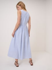 Nobodys Child Blue Cora Midi Dress - Image 3 of 5