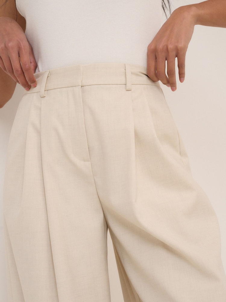 Nobodys Child Cream Front Vent Relaxed Trousers - Image 5 of 5